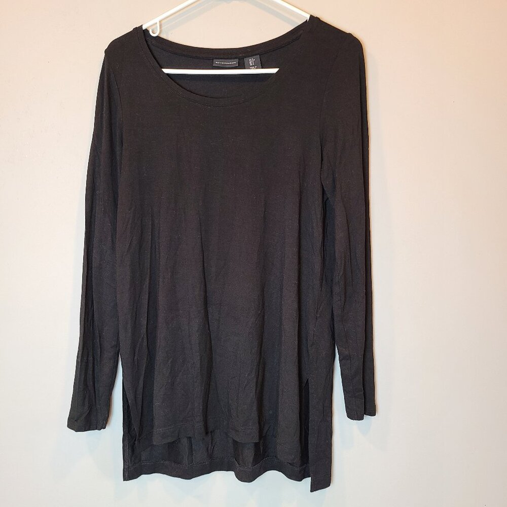Mercer Madison Shirt Black Long Sleeve Womens Small